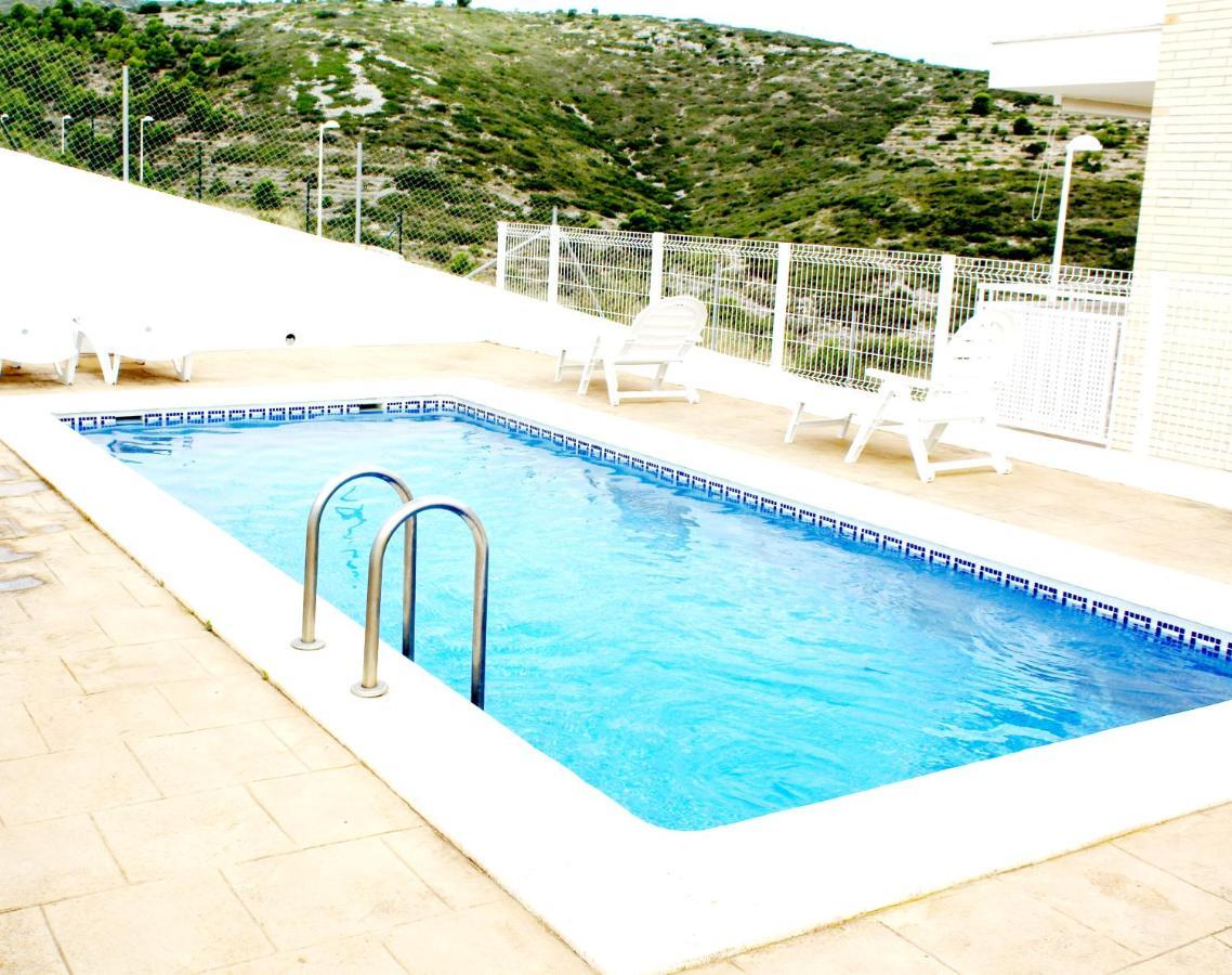شقة Adosado Con Fantasticas Vistas Al Mar Y Piscina. Peñíscola المظهر الخارجي الصورة